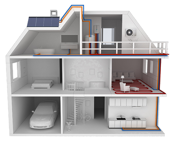 Dual-Emaille-Coil-Solar-Tank-System-Installationsdiagramm